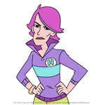 How to Draw Joan Fishback from Glitch Techs