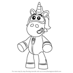 How to Draw Ubercorn from Go Jetters