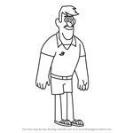How to Draw Hank from Gravity Falls