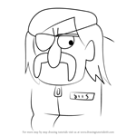 How to Draw Jorge from Gravity Falls