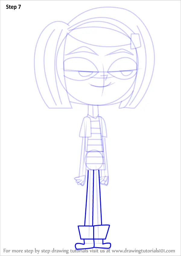 how to draw laney penn from grojband