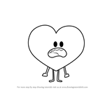 How to Draw Laney's Heart from Grojband
