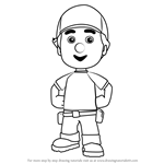 How to Draw Manny from Handy Manny
