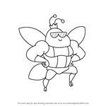 How to Draw Cool Bug from Harvey Beaks