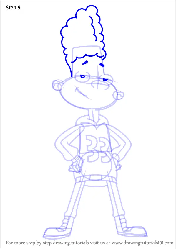 Learn How to Draw Gerald Johanssen from Hey Arnold Hey