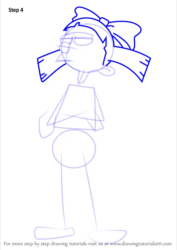 How To Draw Helga Pataki From Hey Arnold Hey Arnold Step By Step