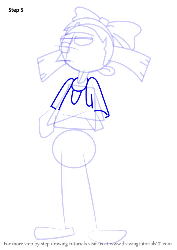 How to Draw Helga Pataki from Hey Arnold! (Hey Arnold!) Step by Step ...