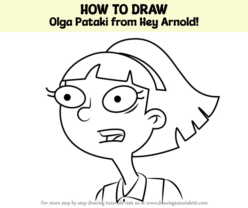 How To Draw Helga Pataki From Hey Arnold Hey Arnold S