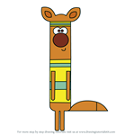 How to Draw Fox from Hey Duggee