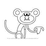 How to Draw Naughty Monkey from Hey Duggee