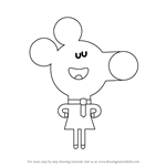 How to Draw Norrie from Hey Duggee