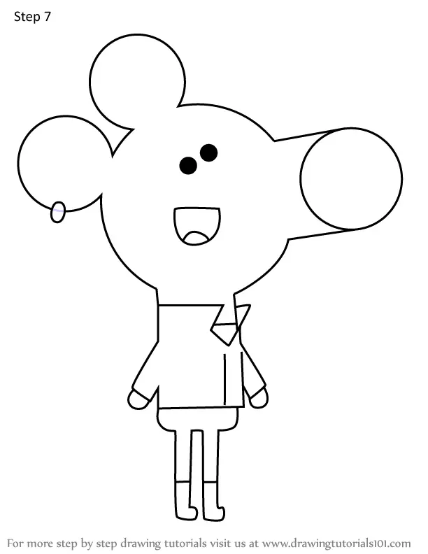 How to Draw Norrie's Gran from Hey Duggee (Hey Duggee) Step by Step ...