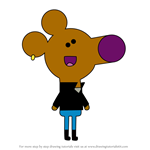 How to Draw Norrie's Gran from Hey Duggee