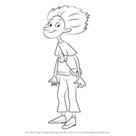 How to Draw Clever Clare from Horrid Henry