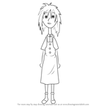 How to Draw Lazy Linda from Horrid Henry