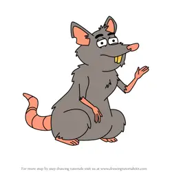 How to Draw Rat from HouseBroken