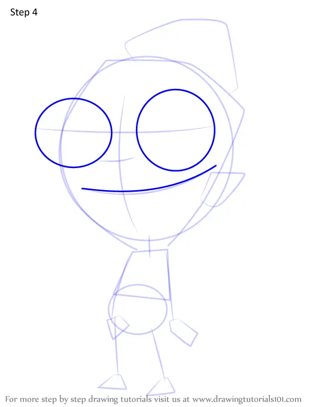 How to Draw Keef from Invader Zim (Invader Zim) Step by Step ...