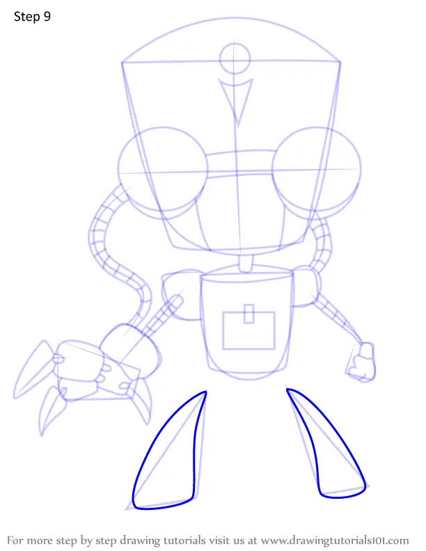 How to Draw MiMi from Invader Zim (Invader Zim) Step by Step ...