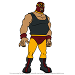 How to Draw El Toro Fuerte from Jackie Chan Adventures