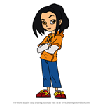 How to Draw Jade Chan from Jackie Chan Adventures