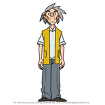 How to Draw Uncle Chan from Jackie Chan Adventures