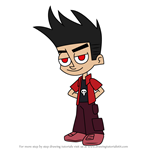 How to Draw Evil Johnny Test from Johnny Test