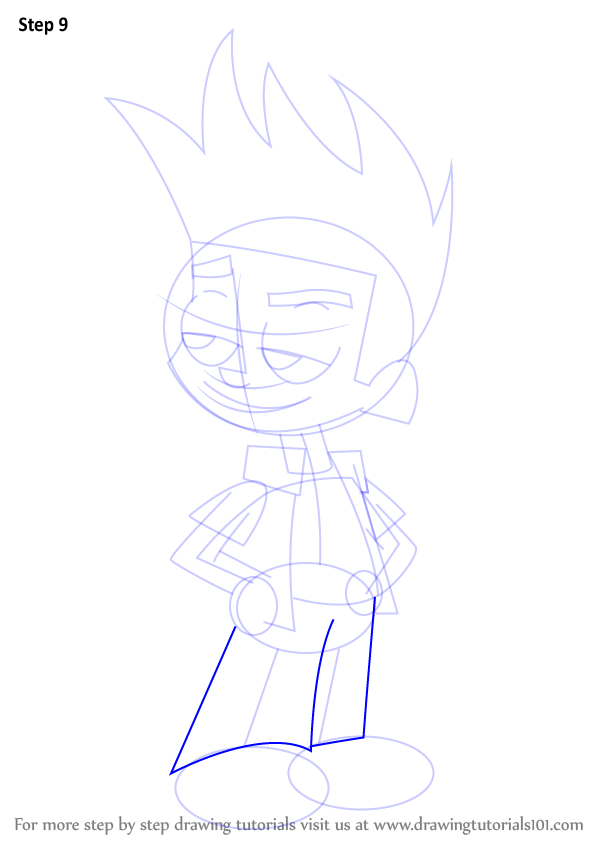 How to Draw Johnny from Johnny Test (Johnny Test) Step by Step