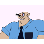 How to Draw Truant Officer from Johnny Test