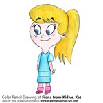 How to Draw Fiona from Kid vs. Kat