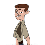 How to Draw Hank Perkins from Kim Possible