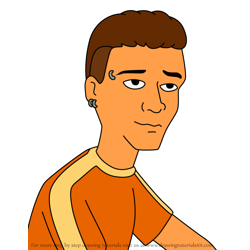 How to Draw Brad from King of the Hill