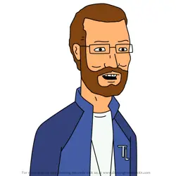 How to Draw Coach Palmer from King of the Hill