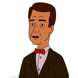 How to Draw Don Jefferson from King of the Hill