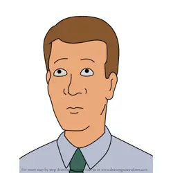 How to Draw Irv Bennett from King of the Hill