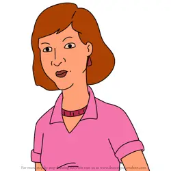 How to Draw Joan from King of the Hill