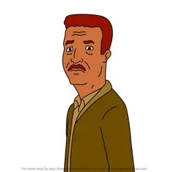 How to Draw Mr. Fybel from King of the Hill