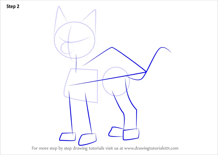 How to Draw Asa the Batcat from Krypto the Superdog (Krypto the ...