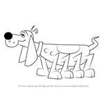 How to Draw Paw Pooch from Krypto the Superdog