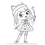 How to Draw Hazel from Little Charmers