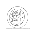 How to Draw Ogre Clock from Little Charmers