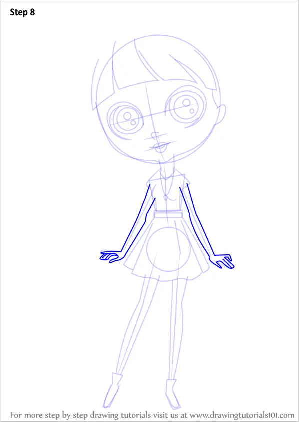 How to Draw Blythe Baxter from Littlest Pet Shop (Littlest Pet Shop ...