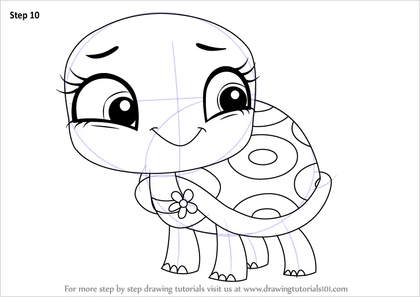 Learn How To Draw Olive Shellstein From Littlest Pet Shop Littlest Pet Shop Step By Step Drawing Tutorials - littlest pet shop roblox