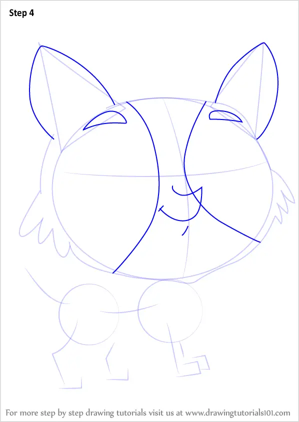 How to Draw Tangier from Littlest Pet Shop (Littlest Pet Shop) Step by ...