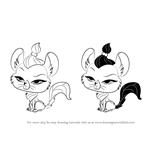 How to Draw Velvet and Cashmere from Littlest Pet Shop