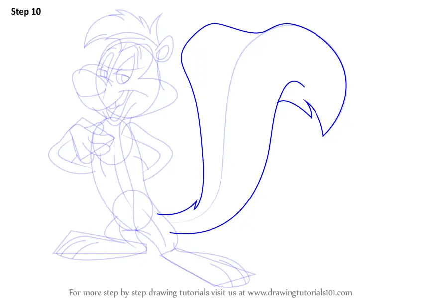 pepe le pew printable coloring pages