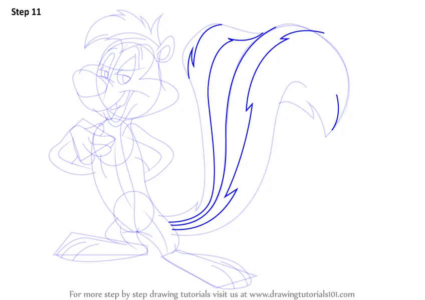 pepe le pew printable coloring pages