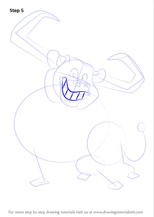 How To Draw Toro The Bull From Looney Tunes (looney Tunes) Step By Step 