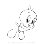 How to Draw Tweety from Looney Tunes