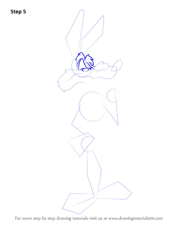 Learn How to Draw Wile E. Coyote from Looney Tunes (Looney Tunes) Step