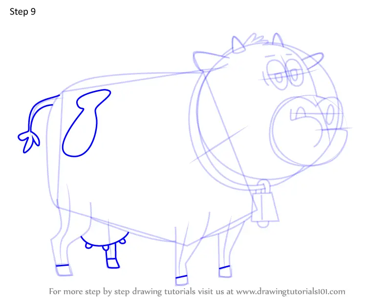 How To Draw Cowbert From Looped Looped Step By Step 3019